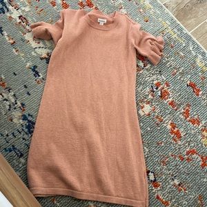 Shimmery sweater dress